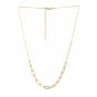 14K Two-Tone Pallina Paperclip Necklace 