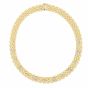 14K Gold 12mm Diamond Panther Chain