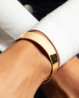 14K Gold Classic Designer Medium Width Bracelet