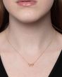 14K Small Bow Necklace