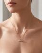 14K Mother of Pearl T-Bar Necklace