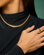 14K Thick Tubogas Ring