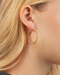 14K Large Bead Hoops