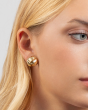 14K Large Fancy Knot Studs