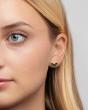 14K Primavera Malachite Butterfly Studs