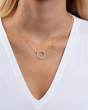 14K Diamon'Oro Circle Necklace