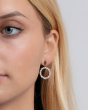 14K Diamon'Oro Circle Earrings