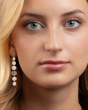 14K Hammered Pebble Earrings