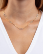 14K Diamon'Oro Paperclip Necklace