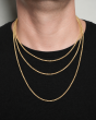 14K 2.74mm Fancy Ice Chain 