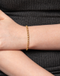 14K 3.3mm Fancy Ice Chain Bracelet