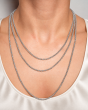14K 2.74mm Fancy Ice Chain 