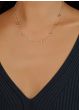 14K Adjustable Bead Link Necklace