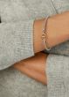 Silver & 18K Prosecco Anchor Bangle