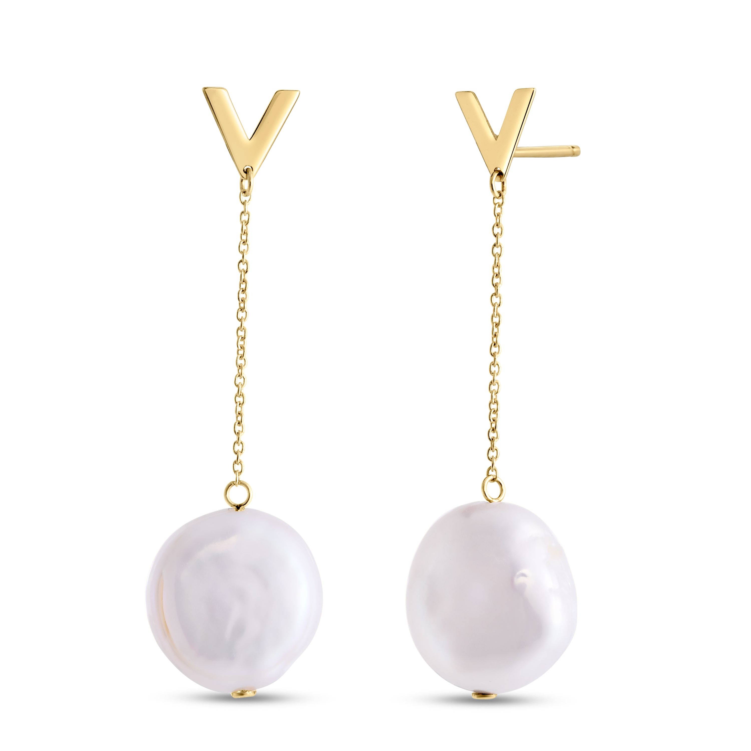 Medium Pearl Drop Earrings