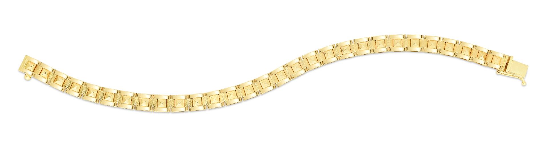 Golden Stainless Steel Bracelet, Size: 6inch (dia), Shape: Round at Rs  240/piece in Kolkata