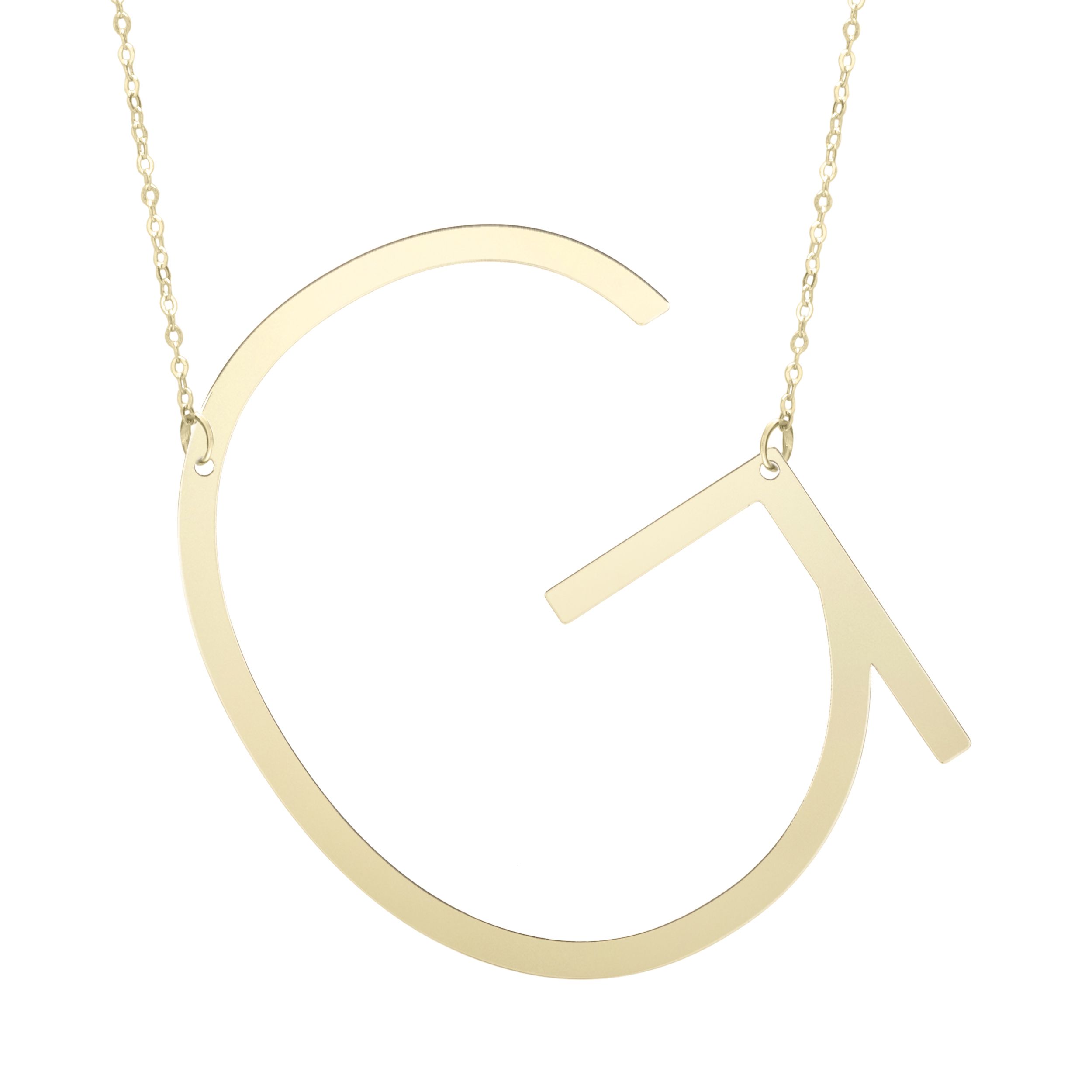 The Initial Necklace G / 18