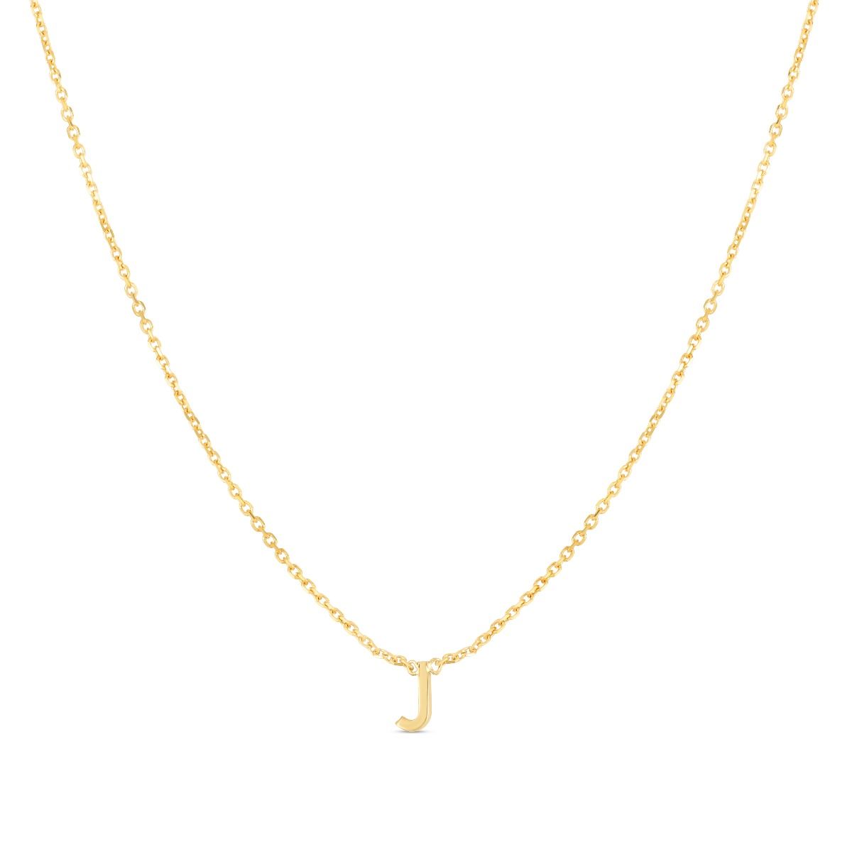 J Initial Necklace