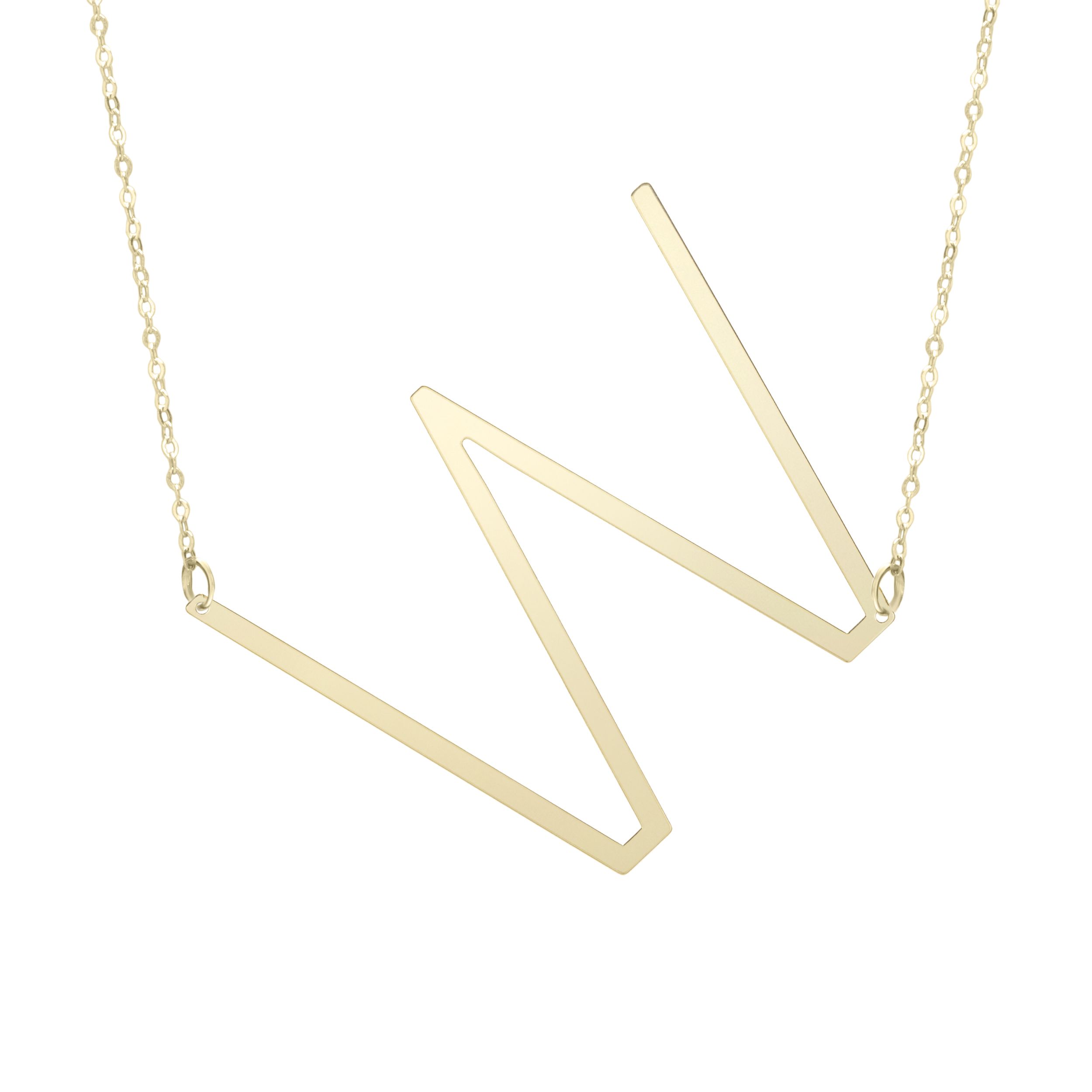 Silver Initial Necklaces – Jonesy Wood