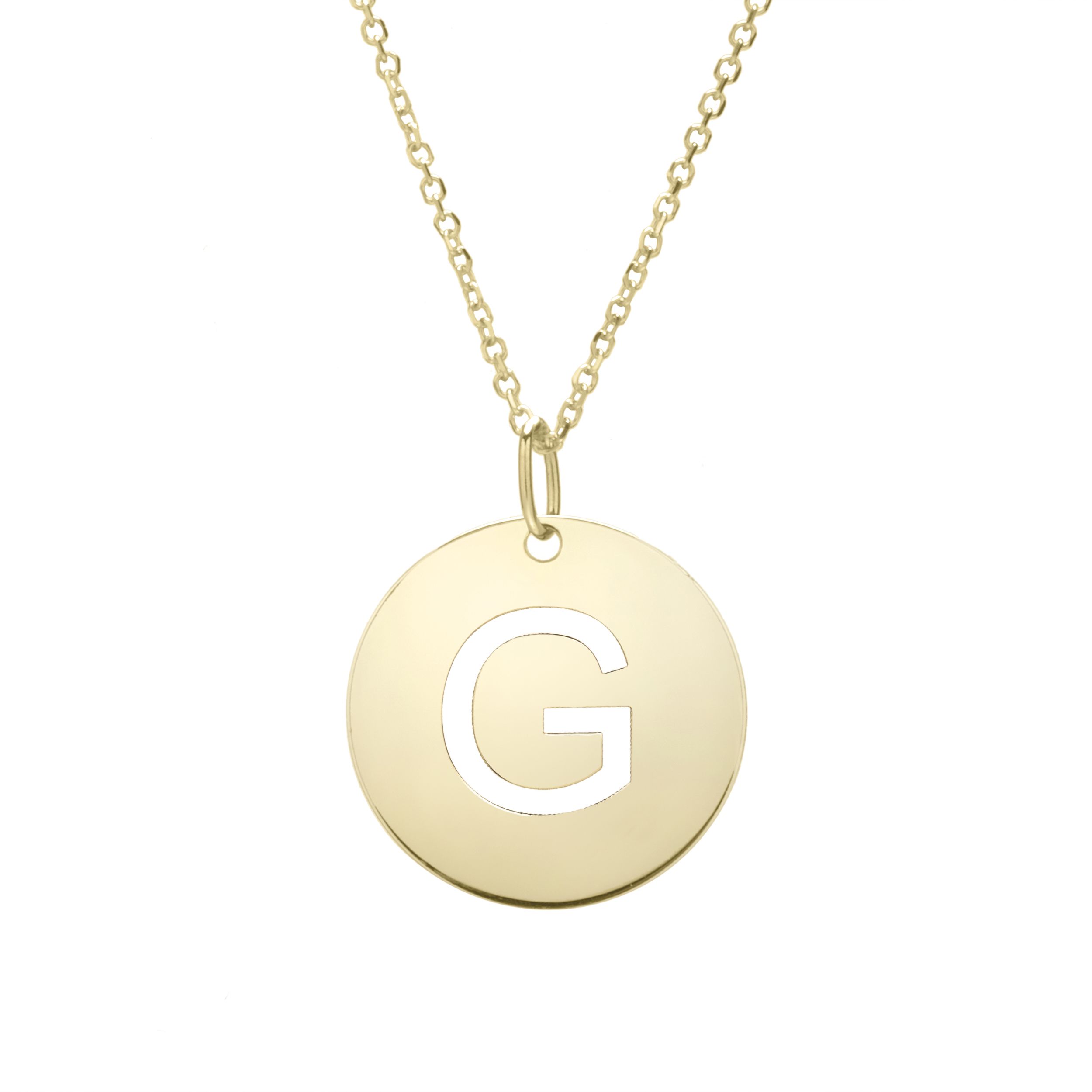 G' Initial Necklace - Antonius Jewelry