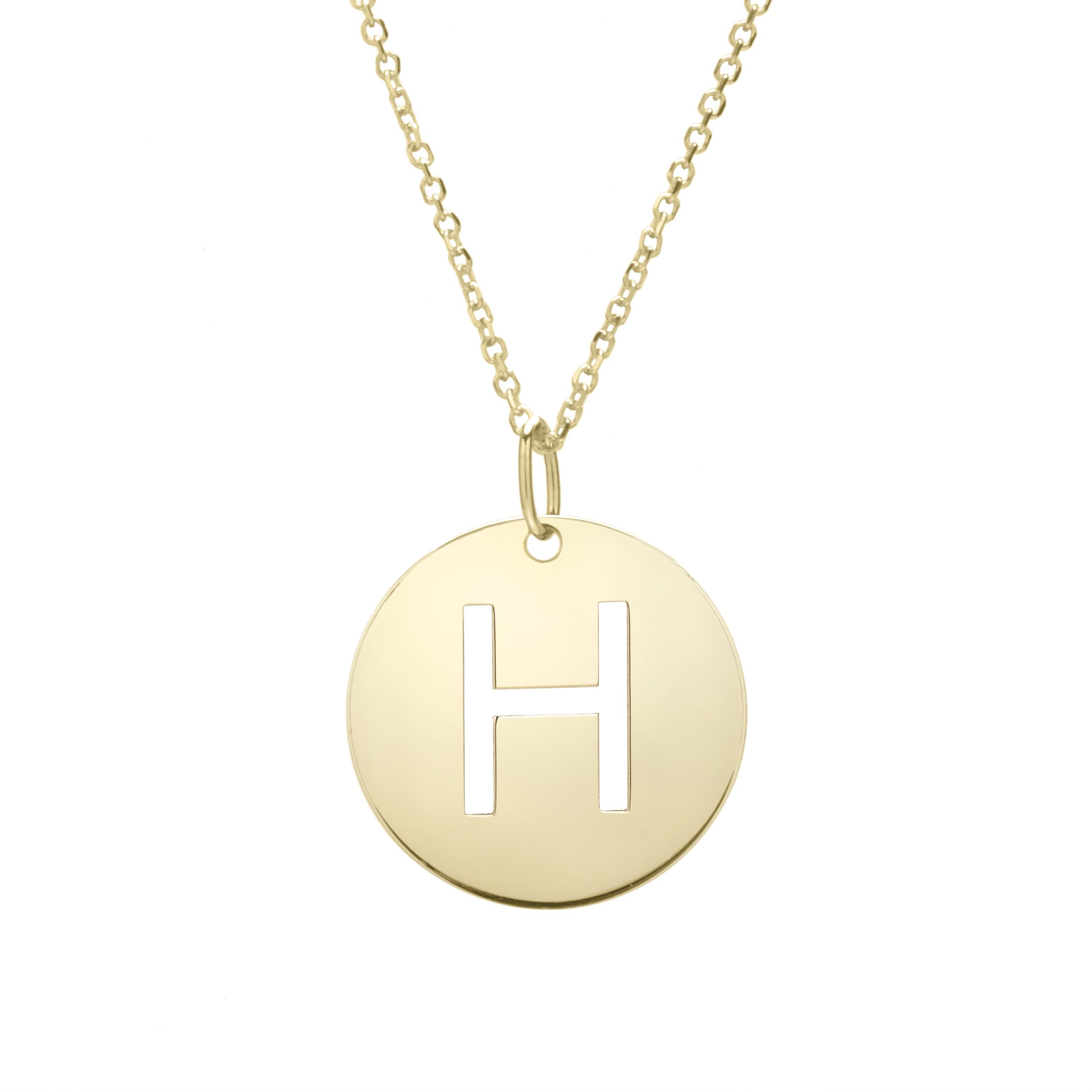 15mm duo sterling silver and gold disc necklace | Daisy Rose Jewellery