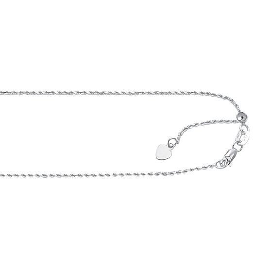 10K Gold 0.95mm Adjustable Rope Chain