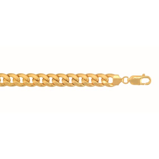 10K Gold 8mm Semi-Solid Miami Cuban 