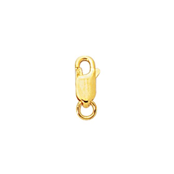 10K Gold 13mm Rectangular Lobster Lock