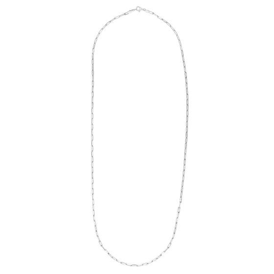 Silver 1.8mm Paperclip Chain 