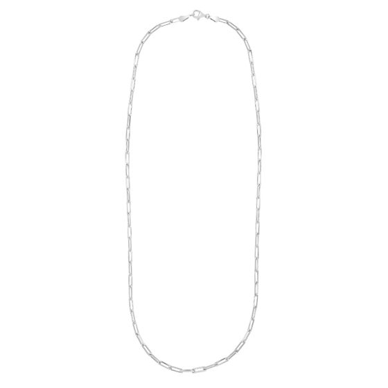 Silver 3mm Paperclip Chain