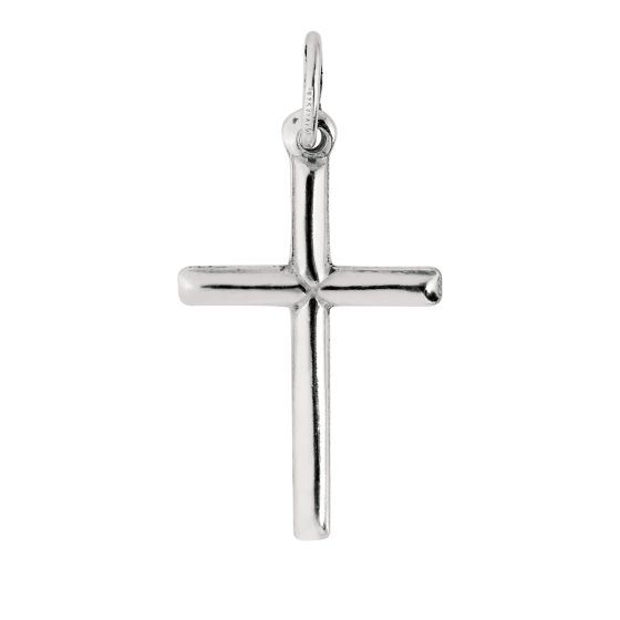  Silver Medium Tube Cross