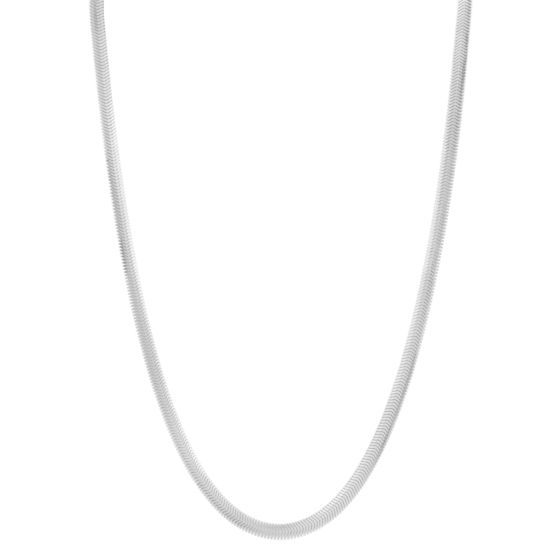 Silver 4.2mm Oval Snake Chain