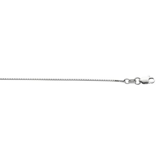 Silver .9mm Classic Box Chain 