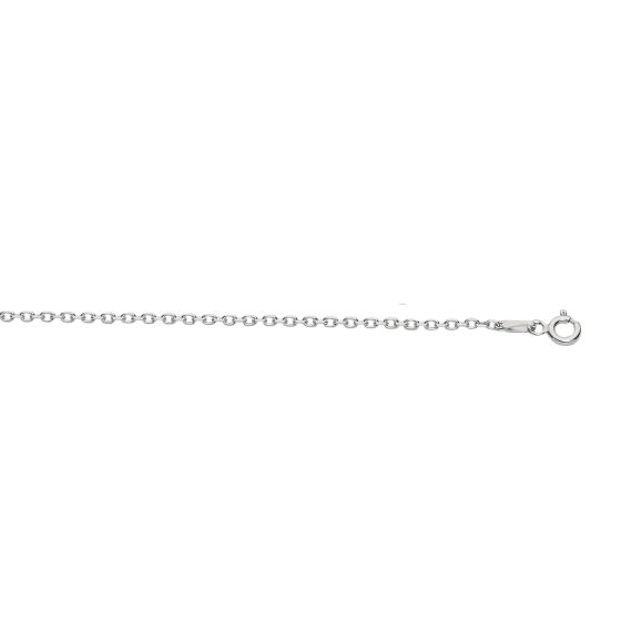 Silver 1.5mm Diamond Cut Cable Chain 