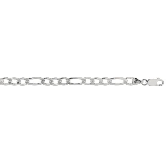 Silver 5.5mm Figaro Chain 