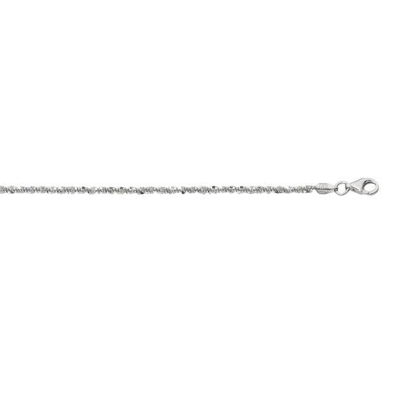 Silver 2.2mm Sparkle Chain 