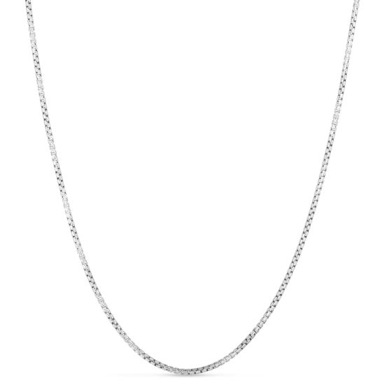 Sterling Silver 1.9mm Rockstar Cut Round Box Chain