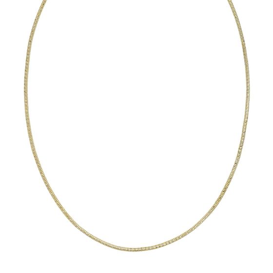 Gold Over Silver 1.9mm Sparkle Snake Chain