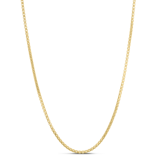 Silver Plated 2.1mm Round Box Chain