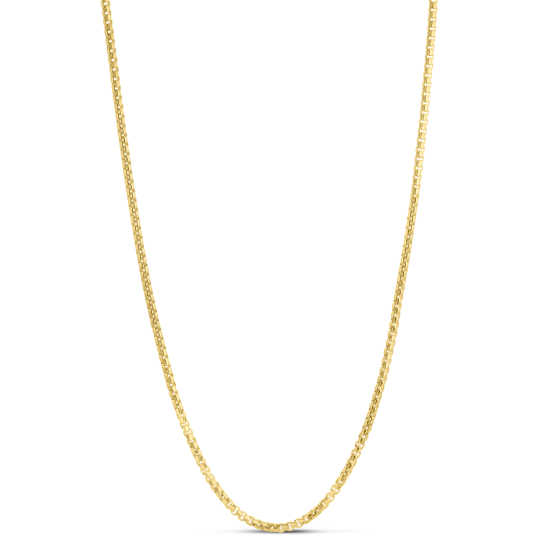 Silver Plated 2.6mm Round Box Chain