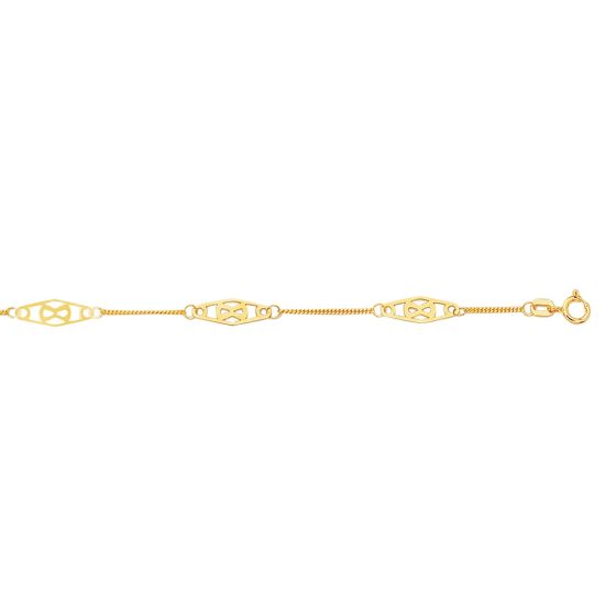 14K Gold Infinity Chain