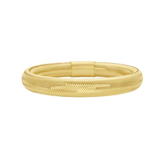 14K Large Stretch Mesh Bracelet