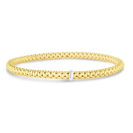14K Gold Prosecco Stretch 4mm Bracelet