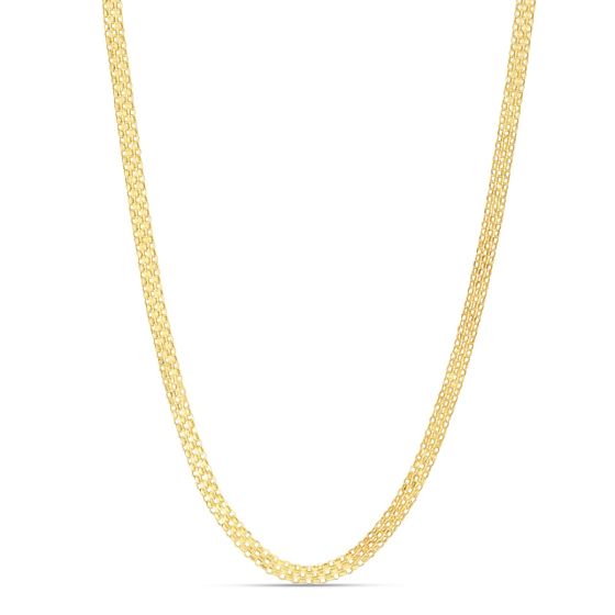14K 3.5mm Bismark Chain