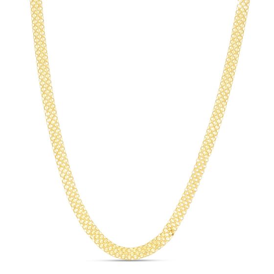 14K 4.7mm Bismark Chain