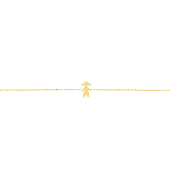 14K Girl Bracelet