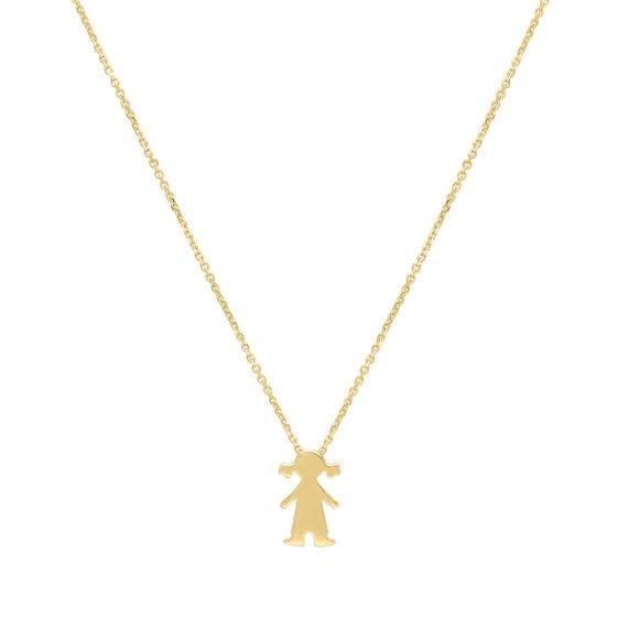 14K Girl Necklace