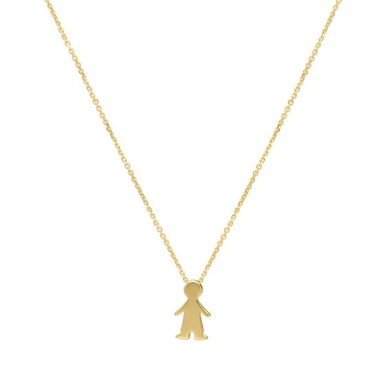 14K Boy Necklace