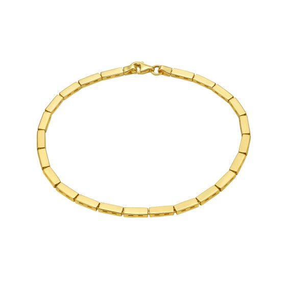 14K Yellow Brick Chain