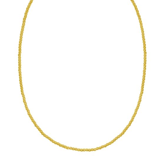 14K 2.3mm Bead Chain